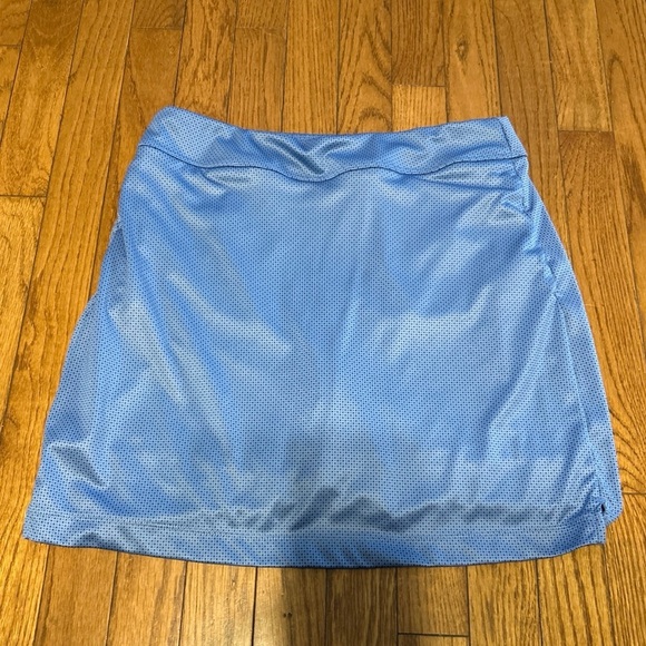 Greg Norman Pants - Greg Norman Golf / Tennis Skort Blue Dotted, Women's Small, Athletic Skirt